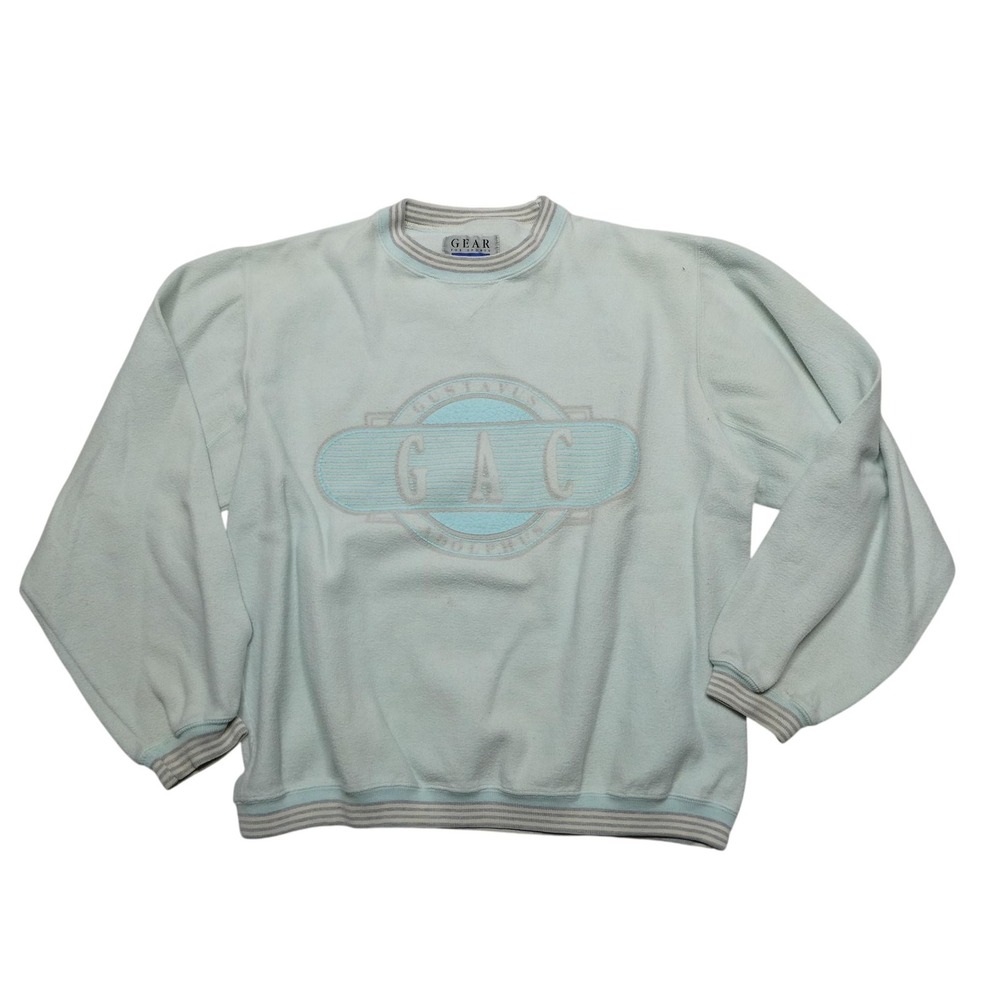 Vintage Gustavus Adolphus Sweatshirt Mens XL Green Gear For Sports Fleece